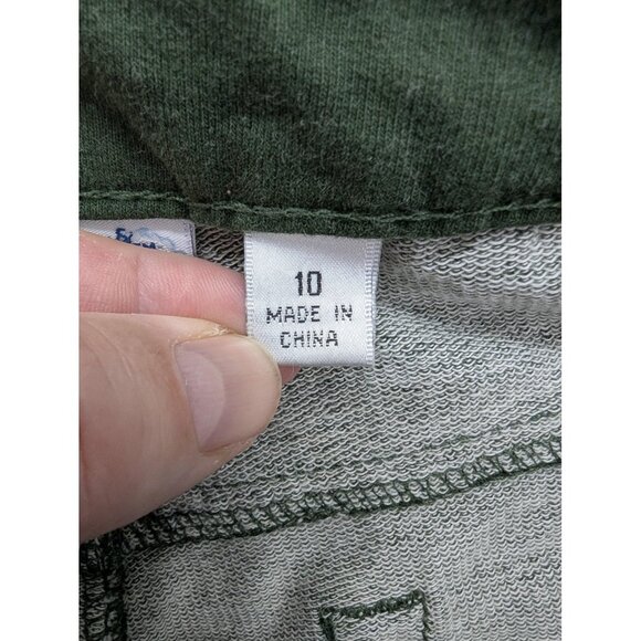 Quacker Factory Jeans Womens 10 Olive DreamJeannes Stretch Rhinestone Heart - Picture 13 of 14